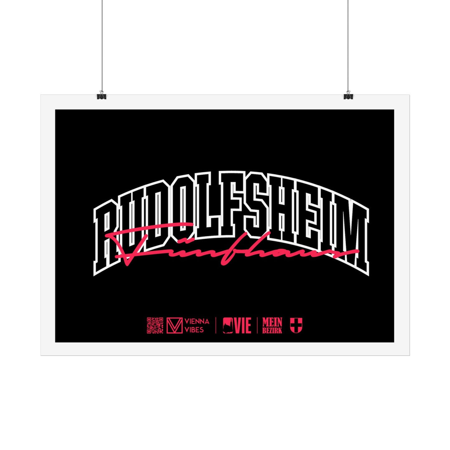 15 - Team Rudolfsheim-Fünfhaus Schriftzug Art Print