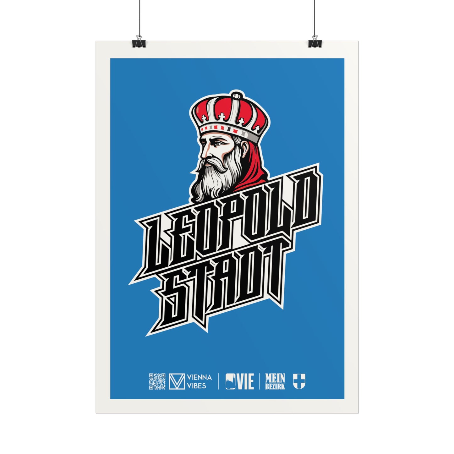 02 - Team Leopoldstadt Schriftzug Art Print