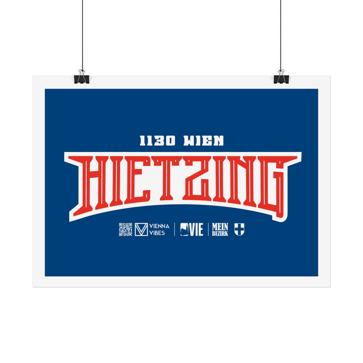 13 - Team Hietzing Schriftzug Art Print