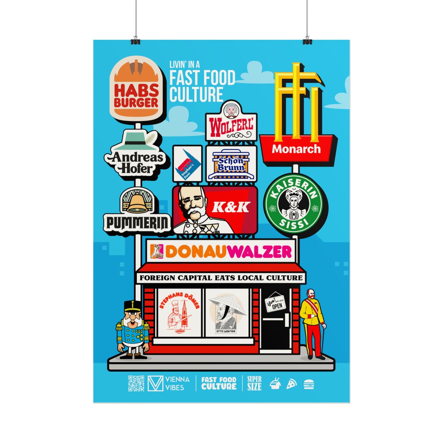 Livin' in a Fast Food Culture - Art Print