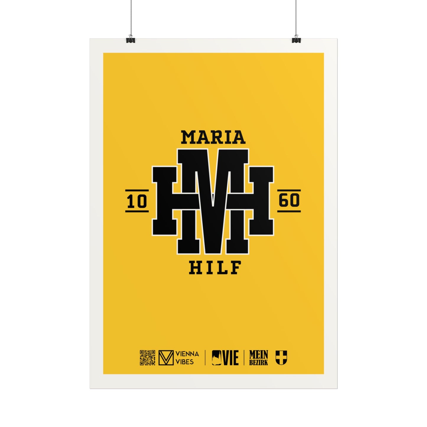 06 - Team Mariahilf Monogramm Art Print