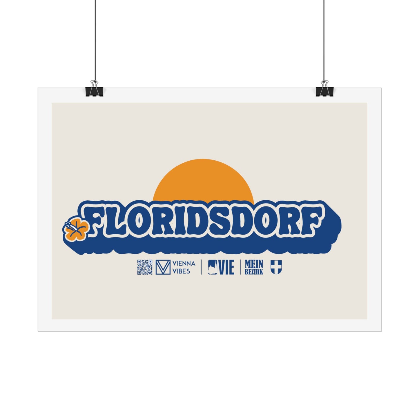 21 - Team Floridsdorf Schriftzug Art Print