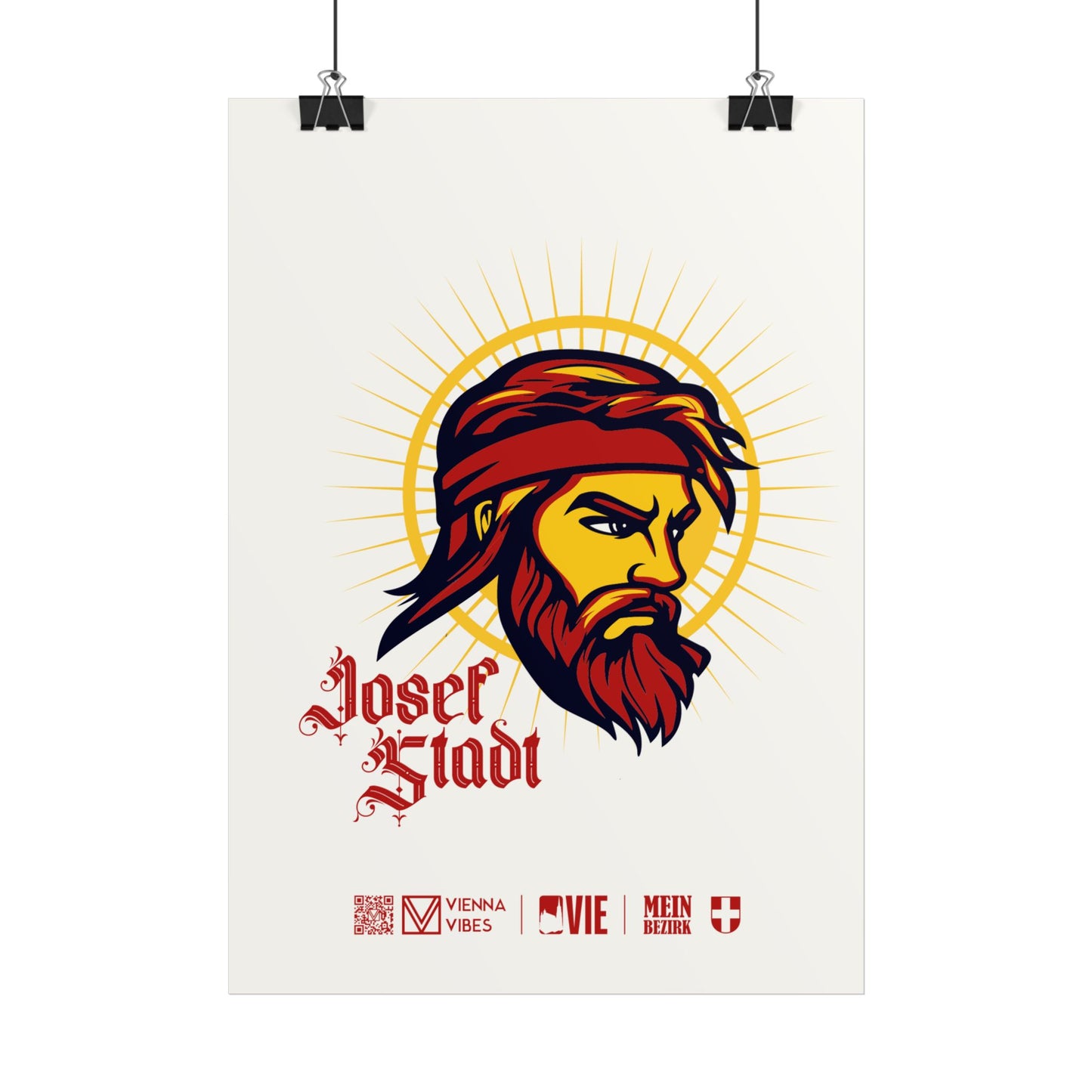 08 - Team Josefstadt Maskottchen/Logo Art Print