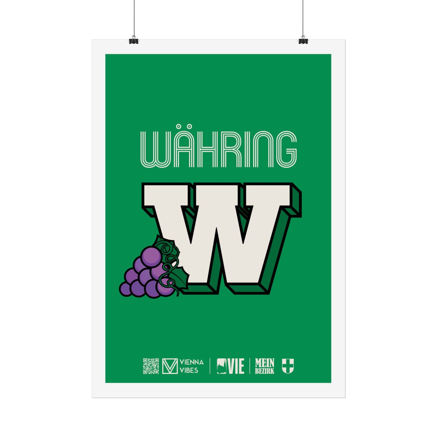 18 - Team Währing Monogramm Art Print