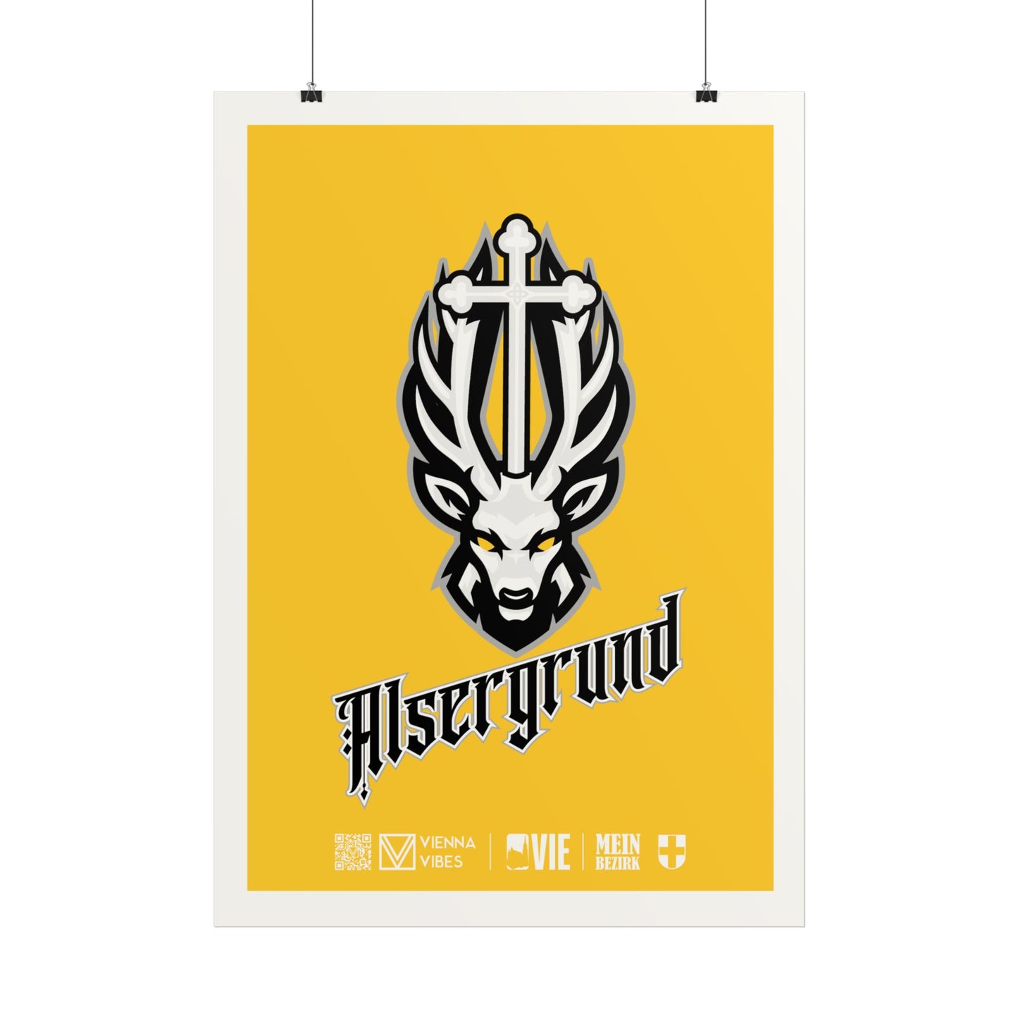 09 - Team Alsergrund Maskottchen/Logo Art Print