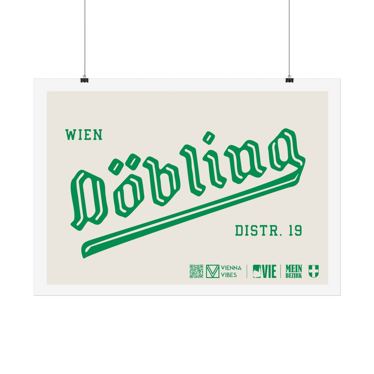 19 - Team Döbling Schriftzug Art Print