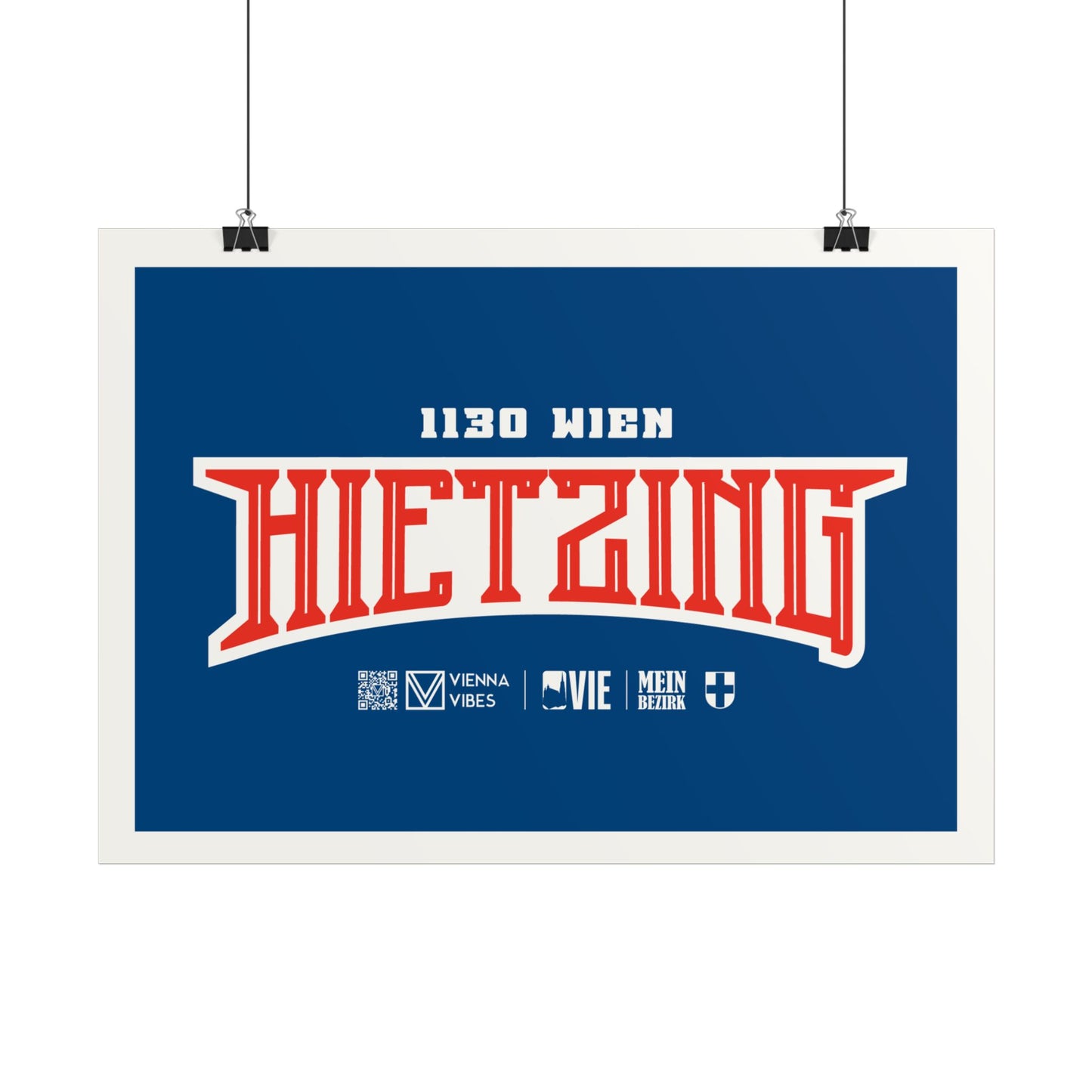 13 - Team Hietzing Schriftzug Art Print
