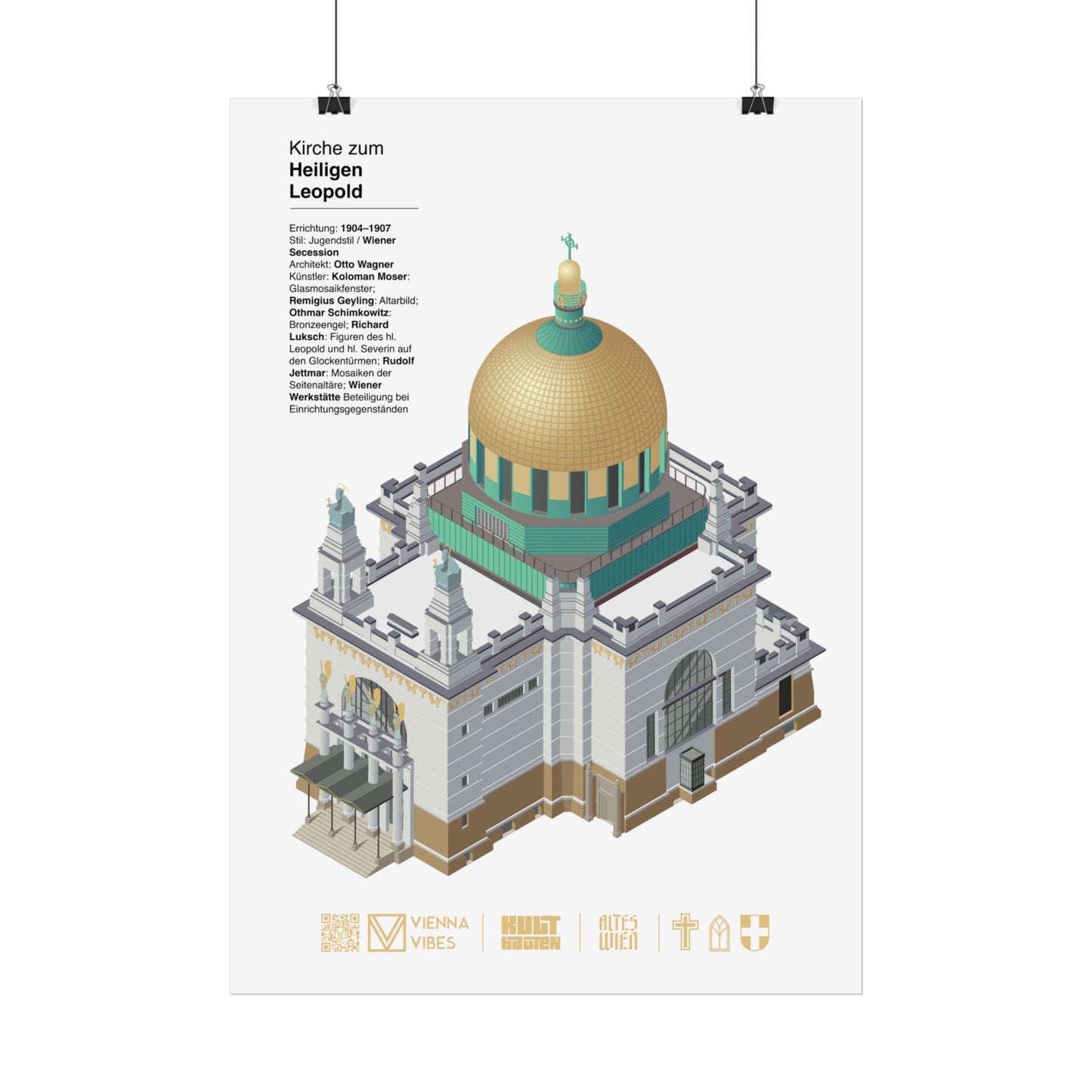 Kirche am Steinhof (Otto-Wagner-Kirche) - Art Print