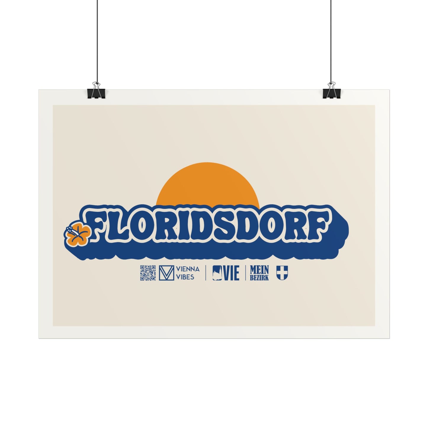 21 - Team Floridsdorf Schriftzug Art Print