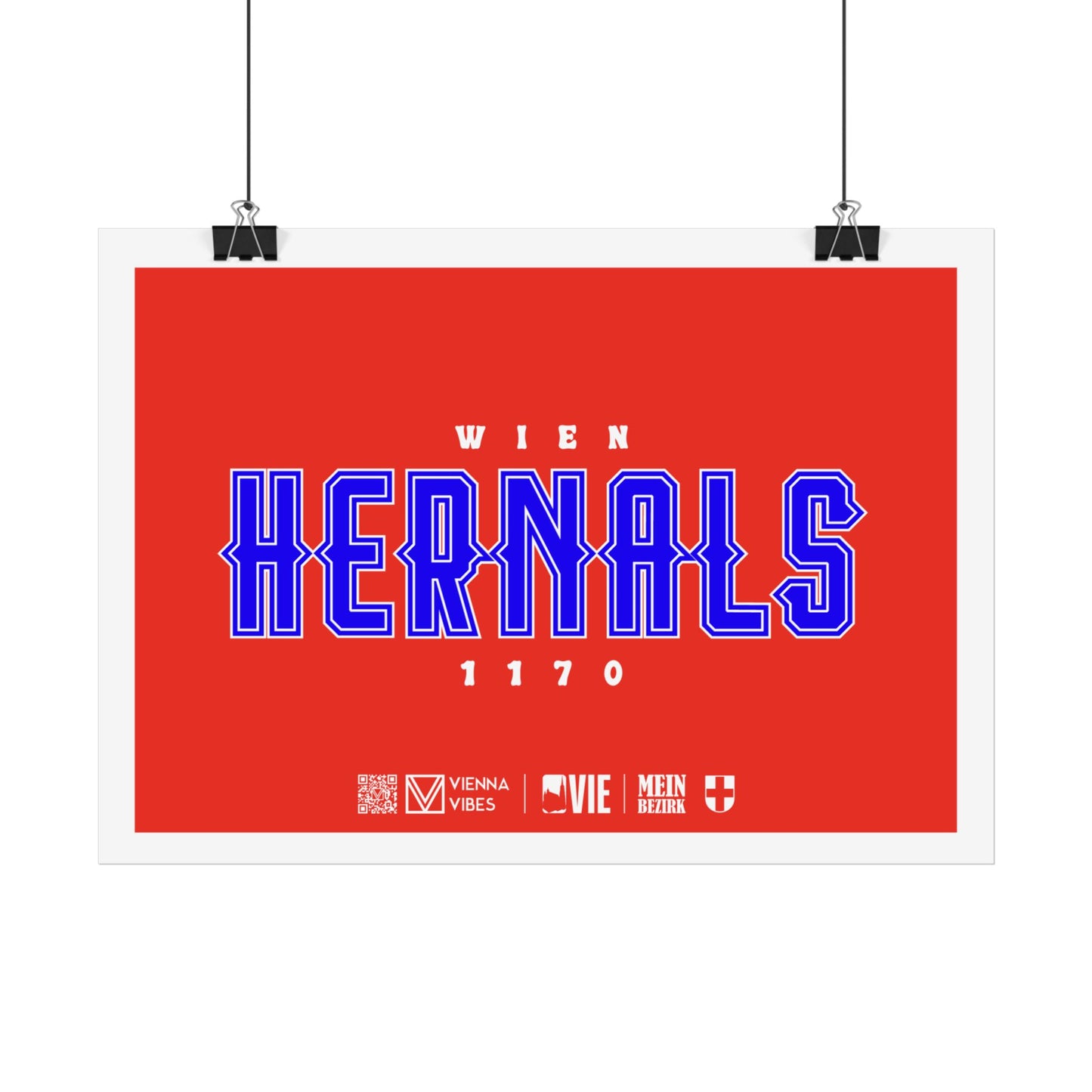 17 - Team Hernals Schriftzug Art Print