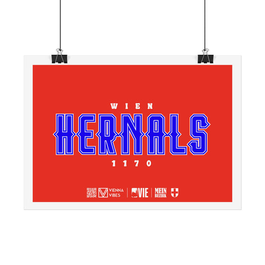 17 - Team Hernals Schriftzug Art Print