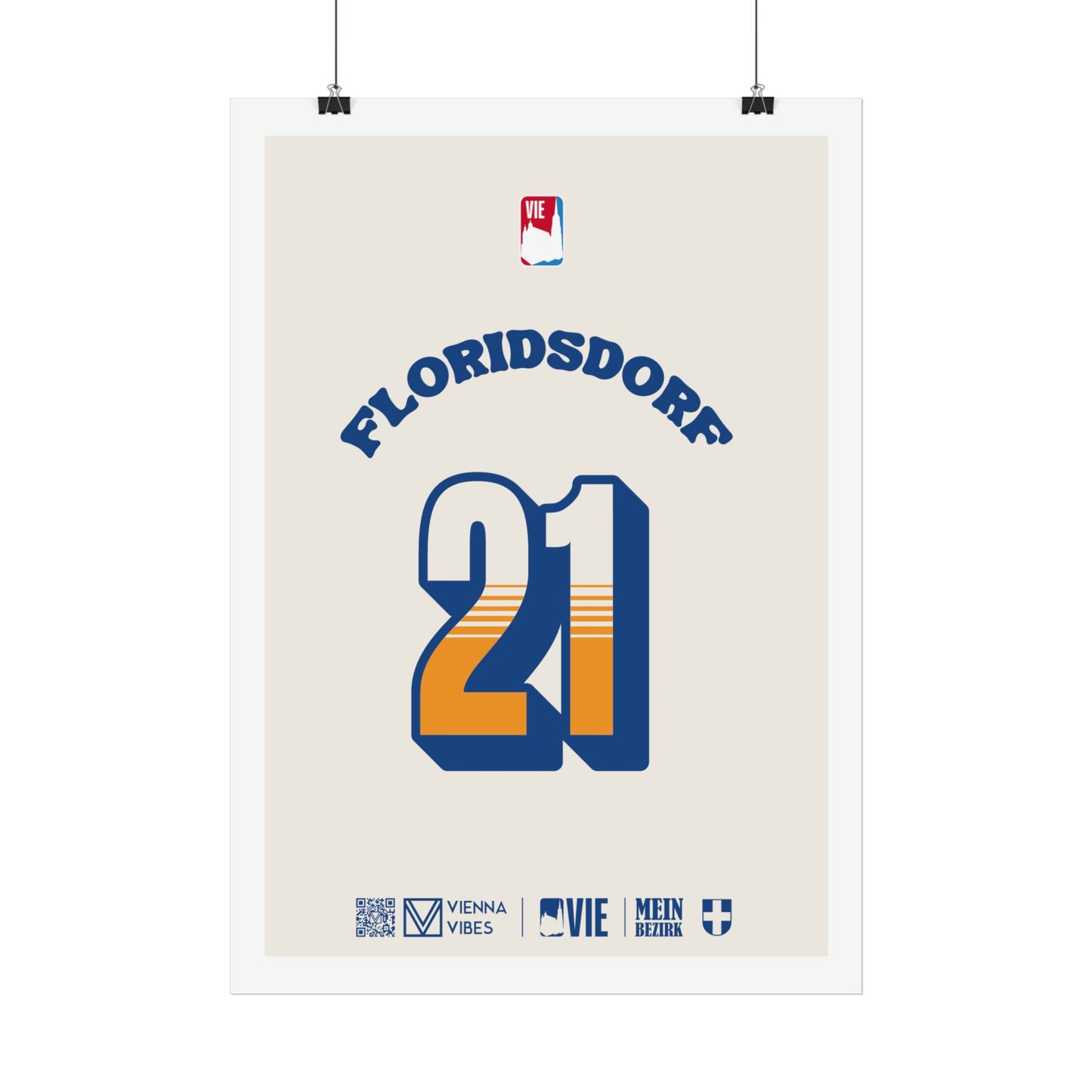 21 - Team Floridsdorf - Trikot Art Print