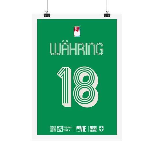 18 - Team Währing - Trikot Art Print