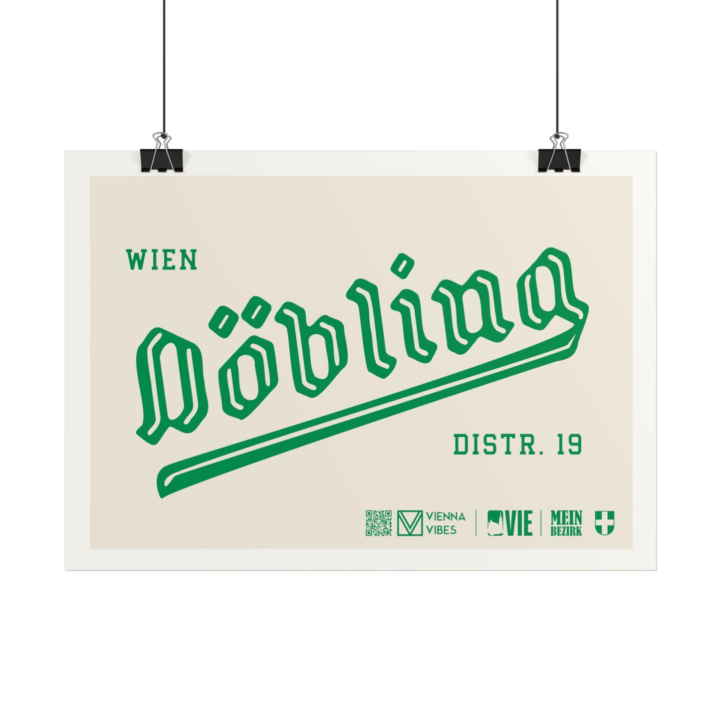 19 - Team Döbling Schriftzug Art Print