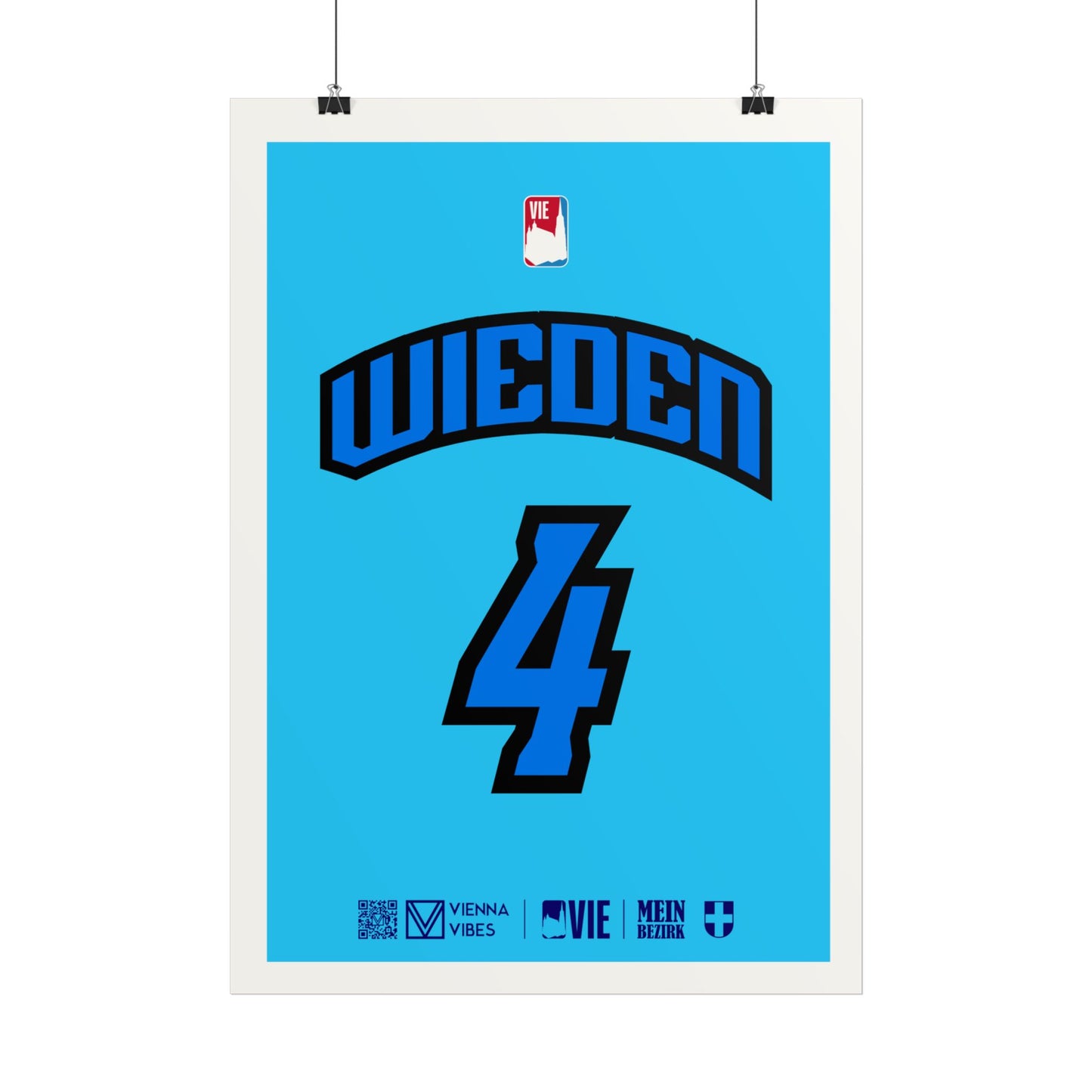 04 - Team Wieden - Trikot Art Print