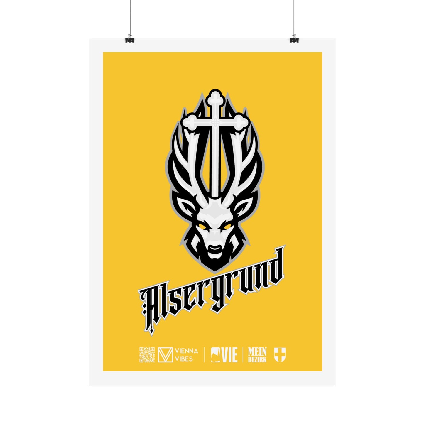 09 - Team Alsergrund Maskottchen/Logo Art Print