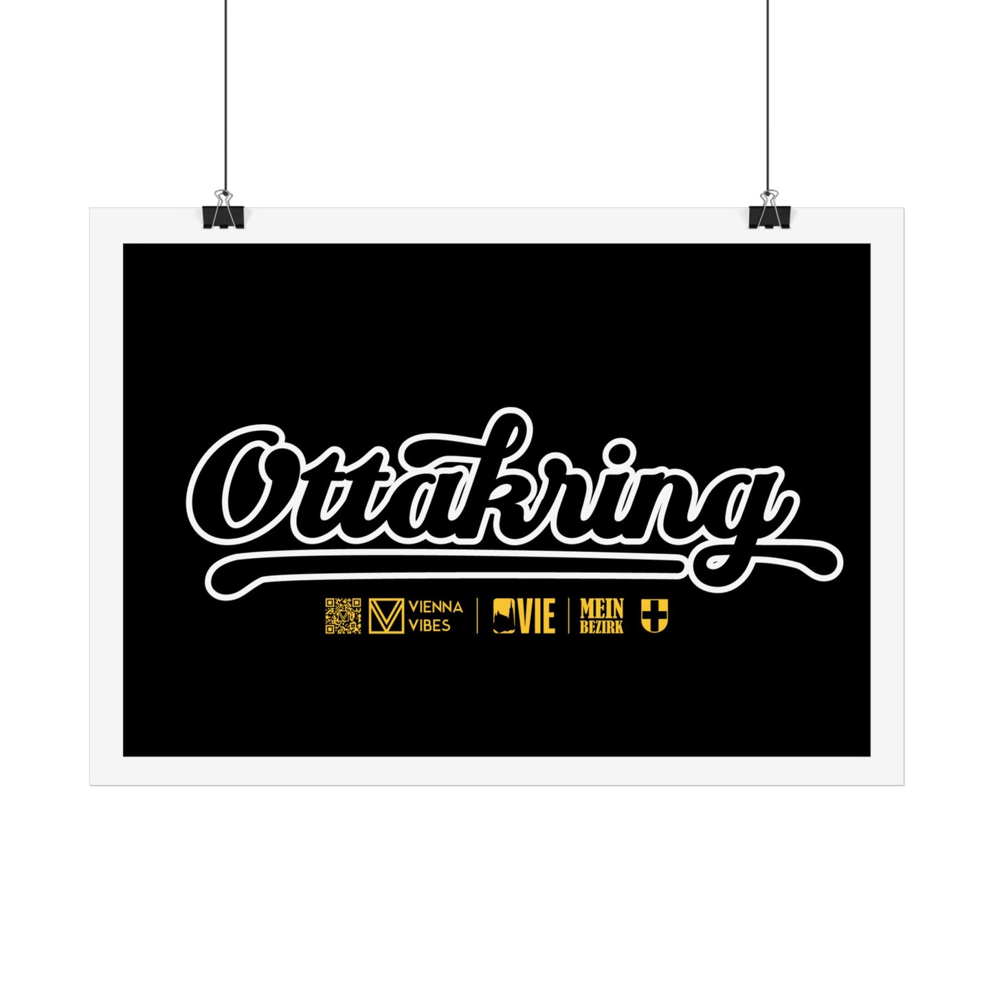 16 - Team Ottakring Schriftzug Art Print