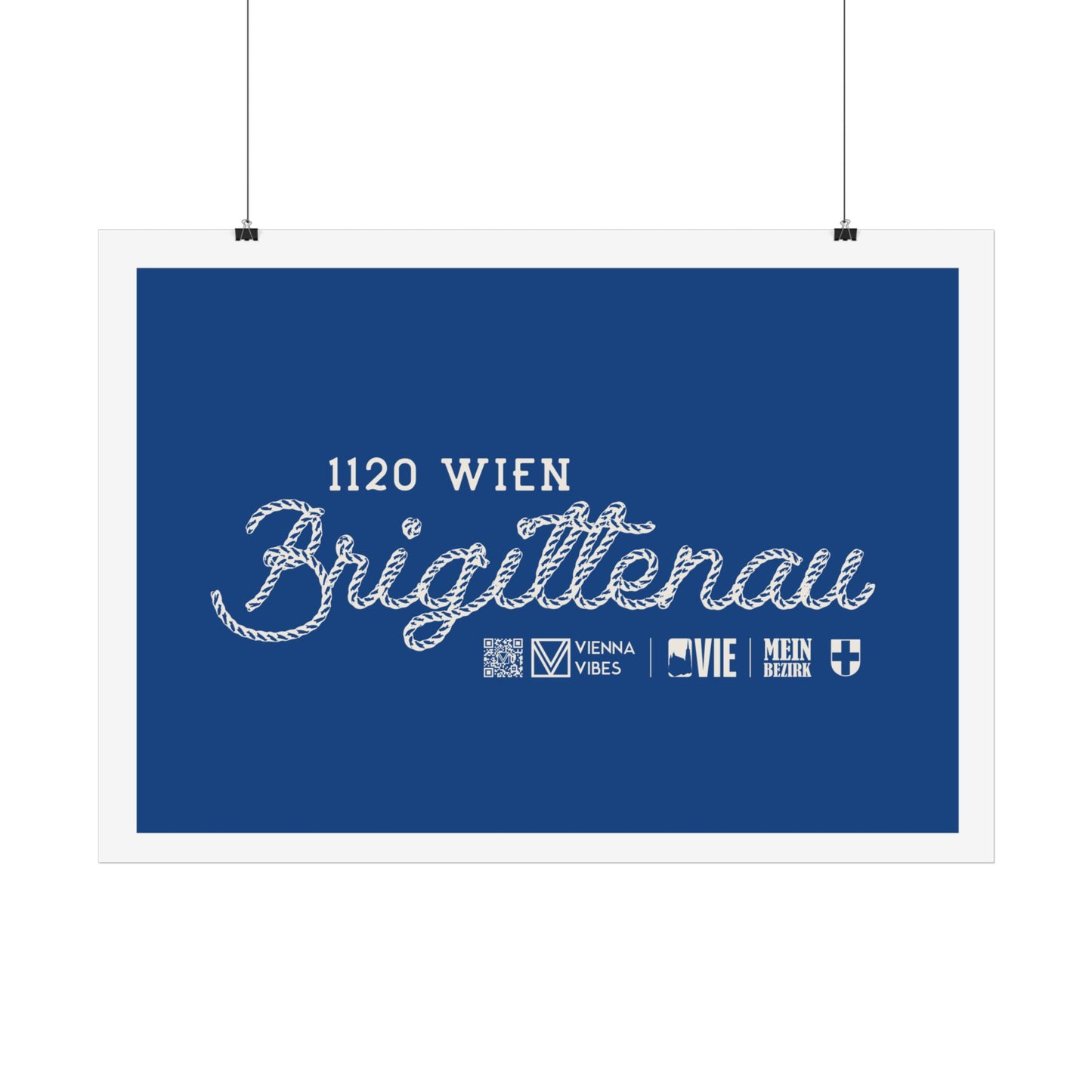 20 - Team Brigittenau Schriftzug Art Print