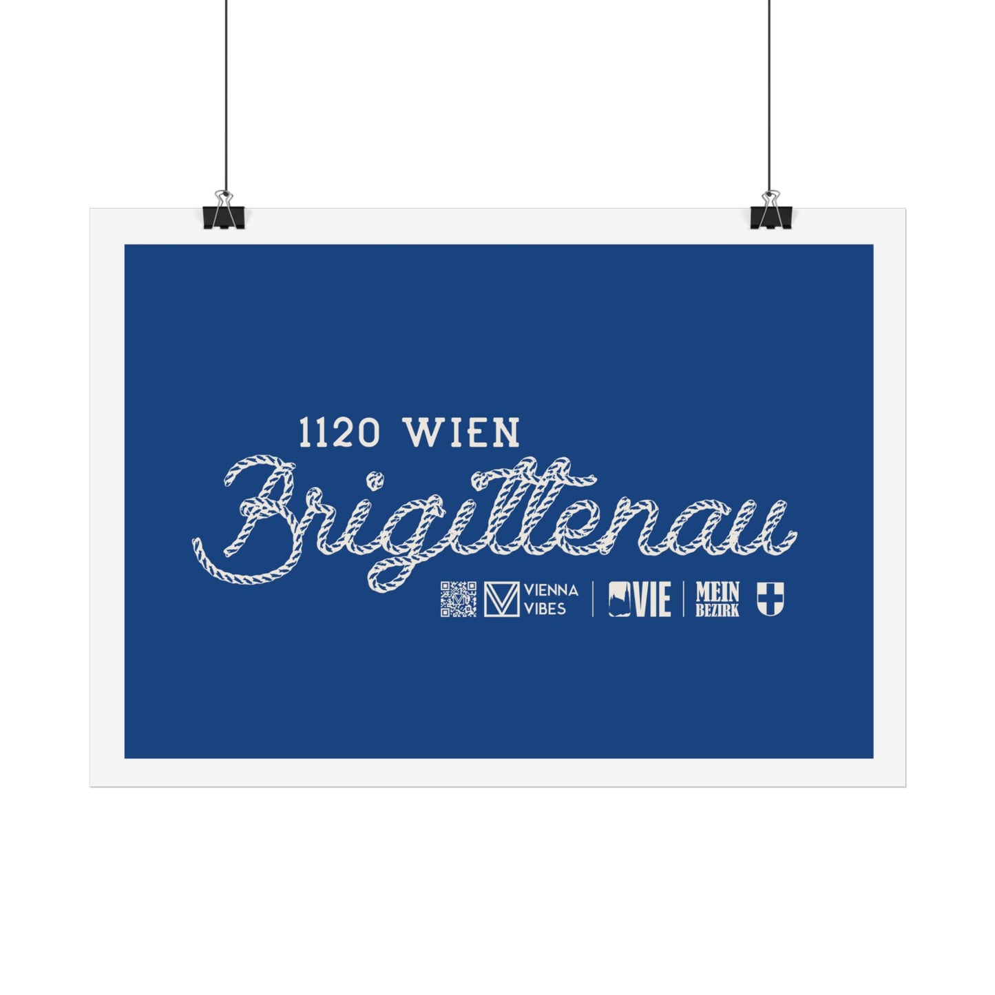 20 - Team Brigittenau Schriftzug Art Print