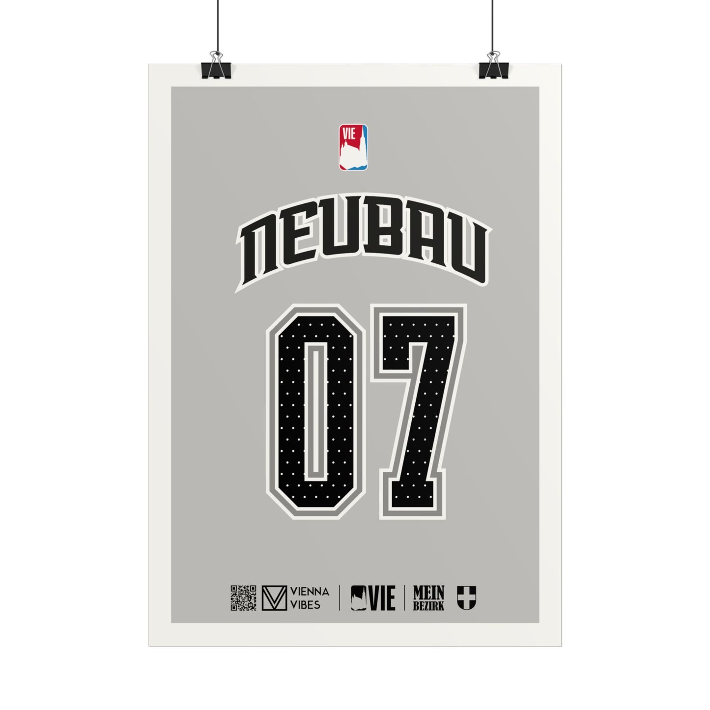 07 - Team Neubau - Trikot Art Print