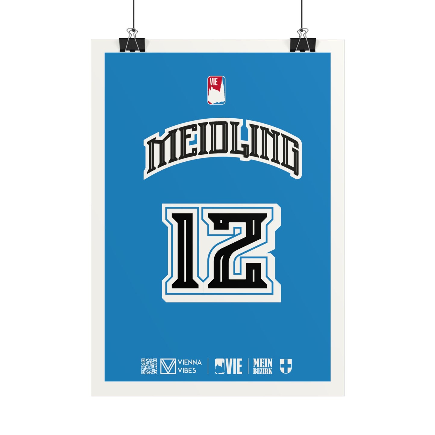 12 - Team Meidling - Trikot Art Print