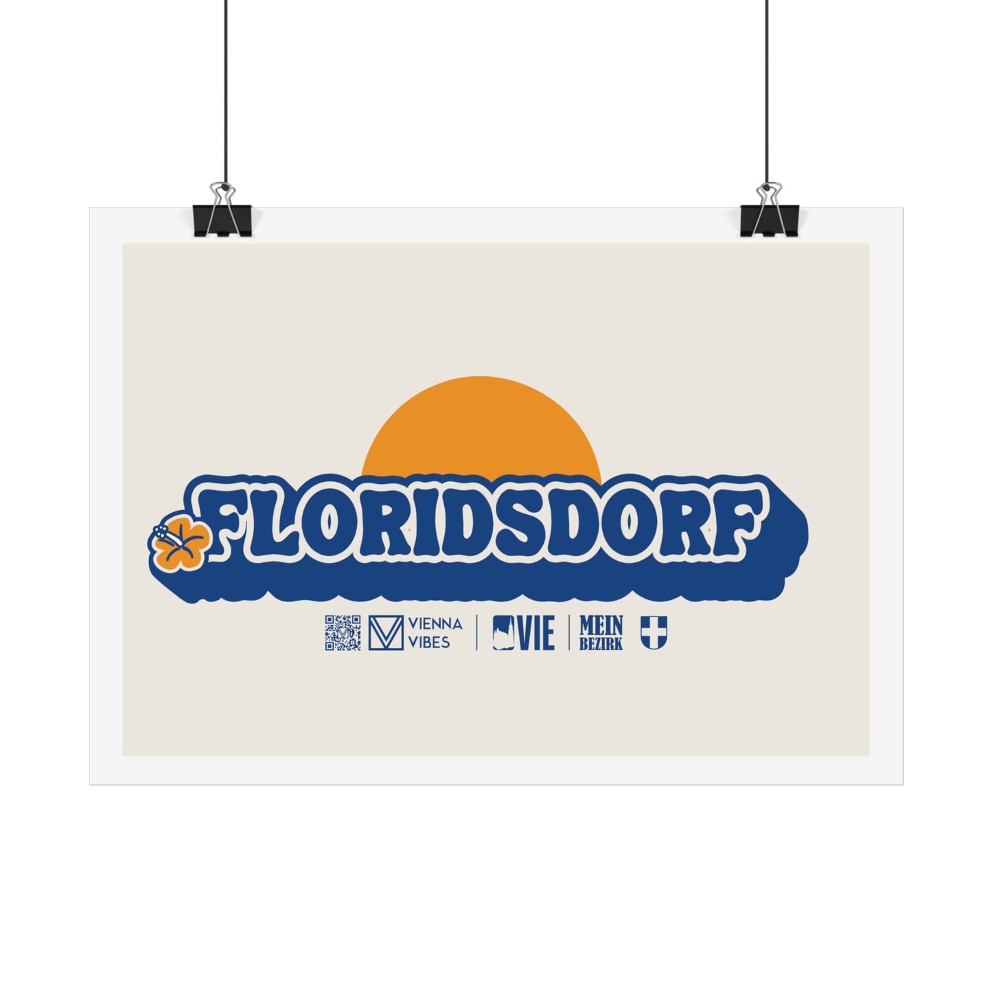 21 - Team Floridsdorf Schriftzug Art Print