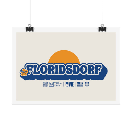 21 - Team Floridsdorf Schriftzug Art Print