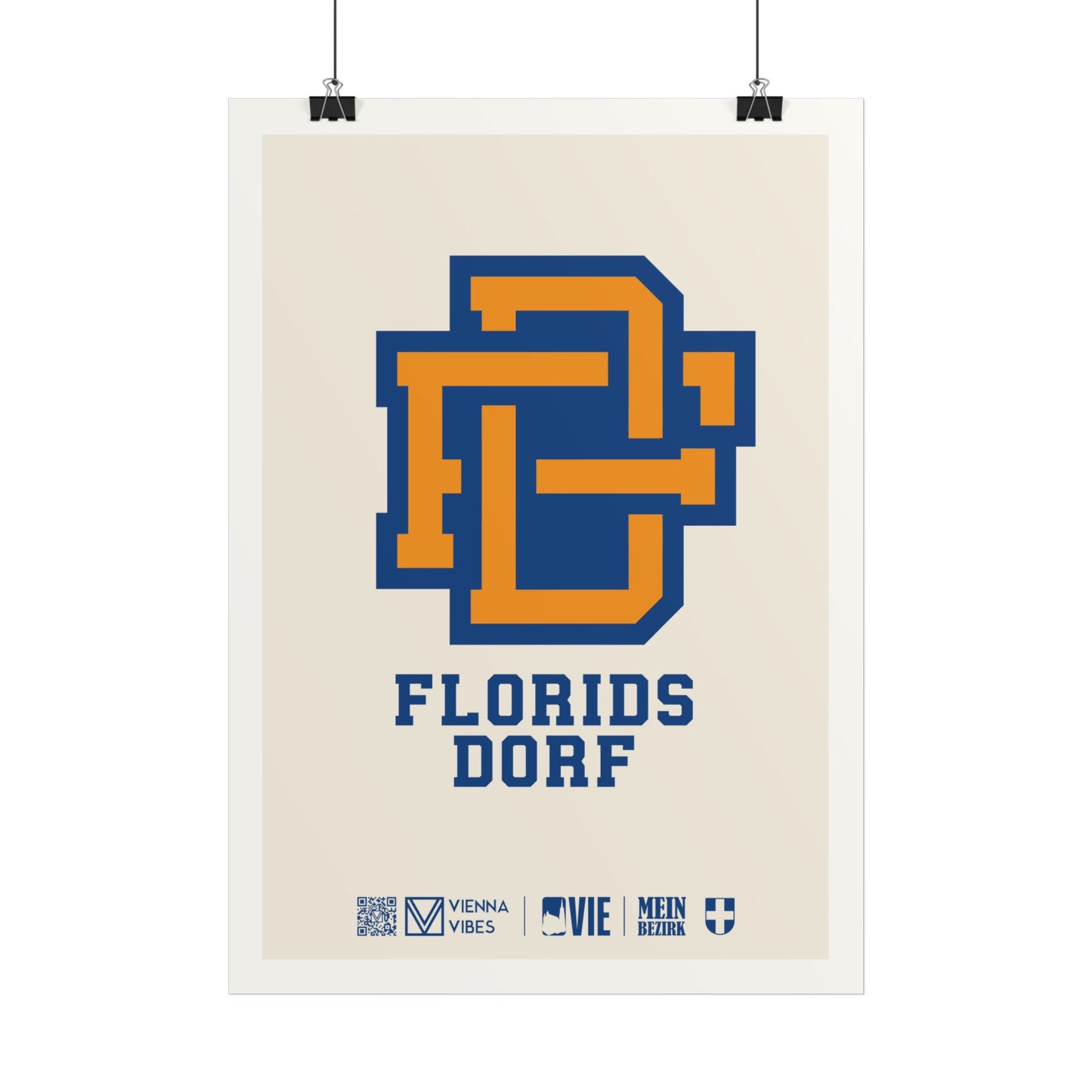 21 - Team Floridsdorf Monogramm Art Print