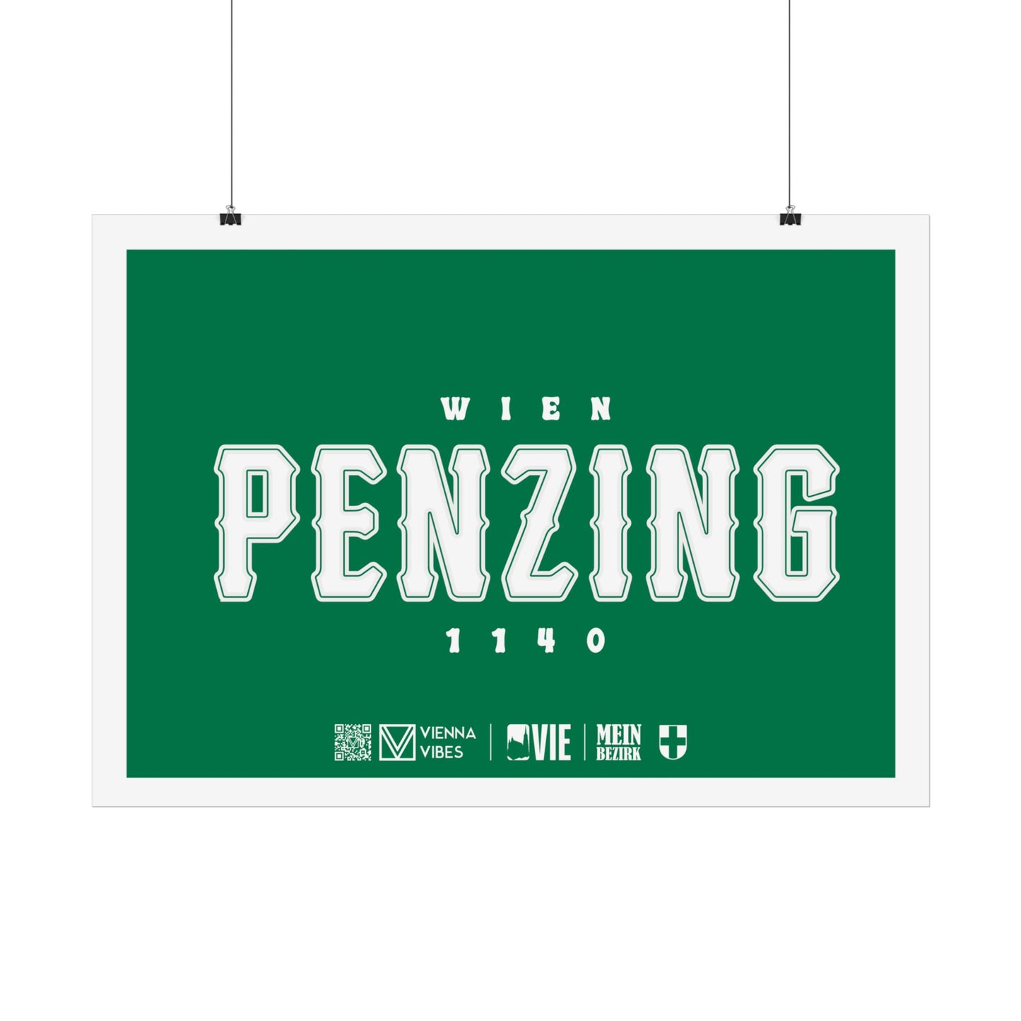 14 - Team Penzing Schriftzug Art Print