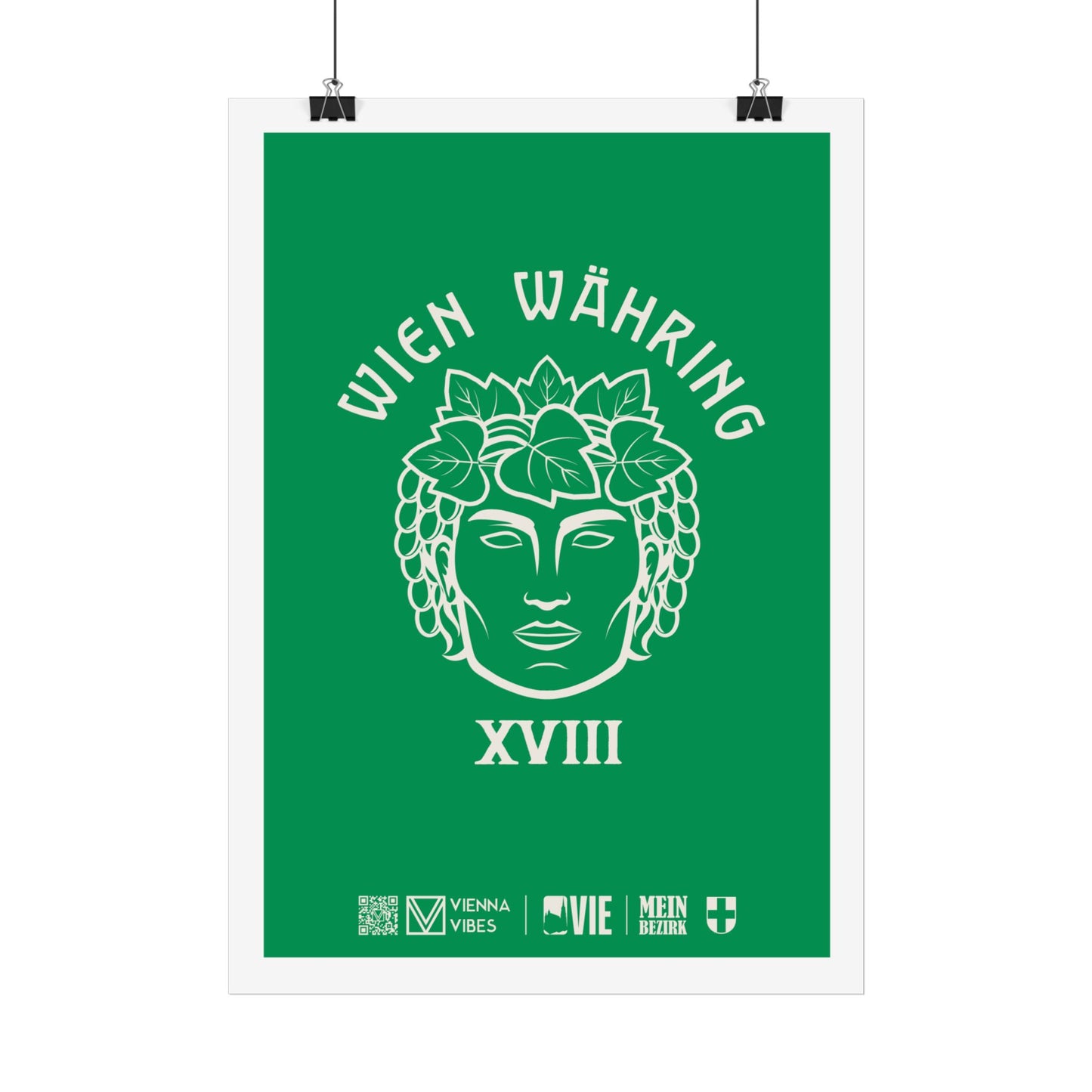 18 - Team Währing Maskottchen/Logo Art Print