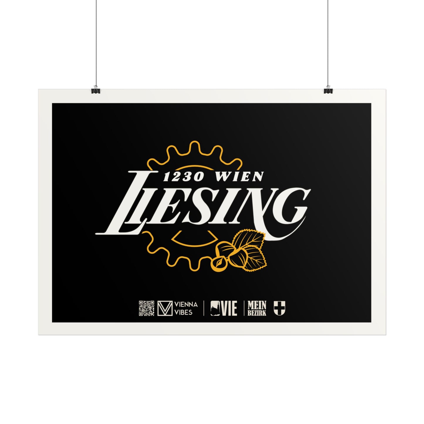 23 - Team Liesing Schriftzug Art Print