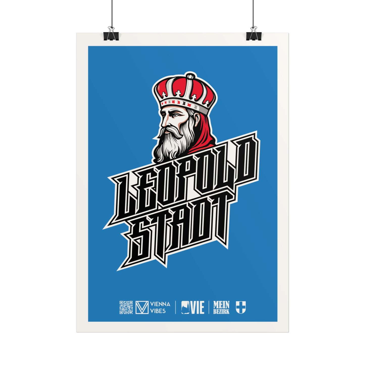 02 - Team Leopoldstadt Schriftzug Art Print