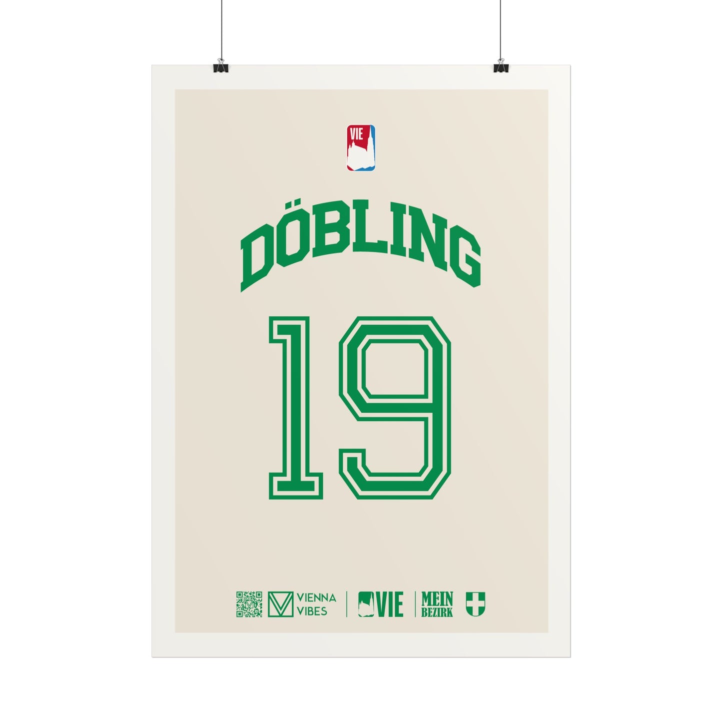 19 - Team Döbling - Trikot Art Print