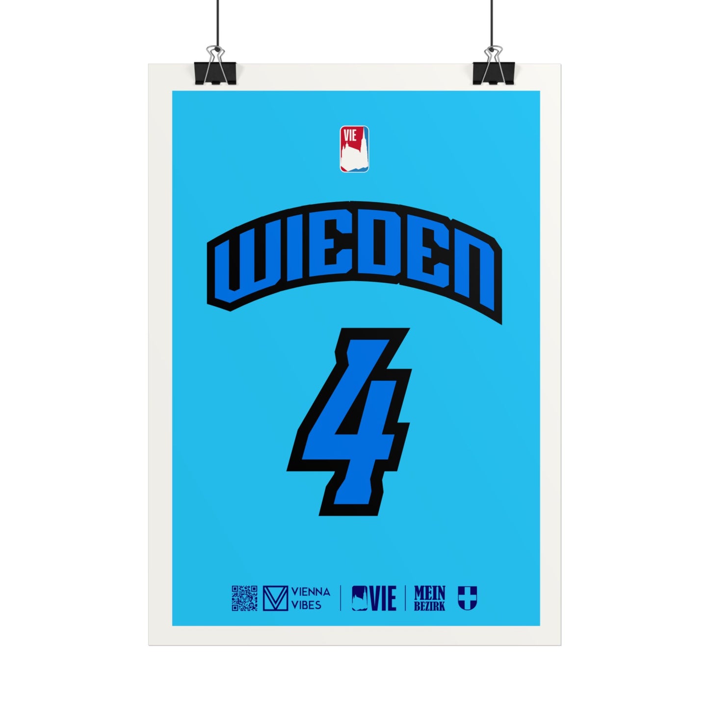 04 - Team Wieden - Trikot Art Print