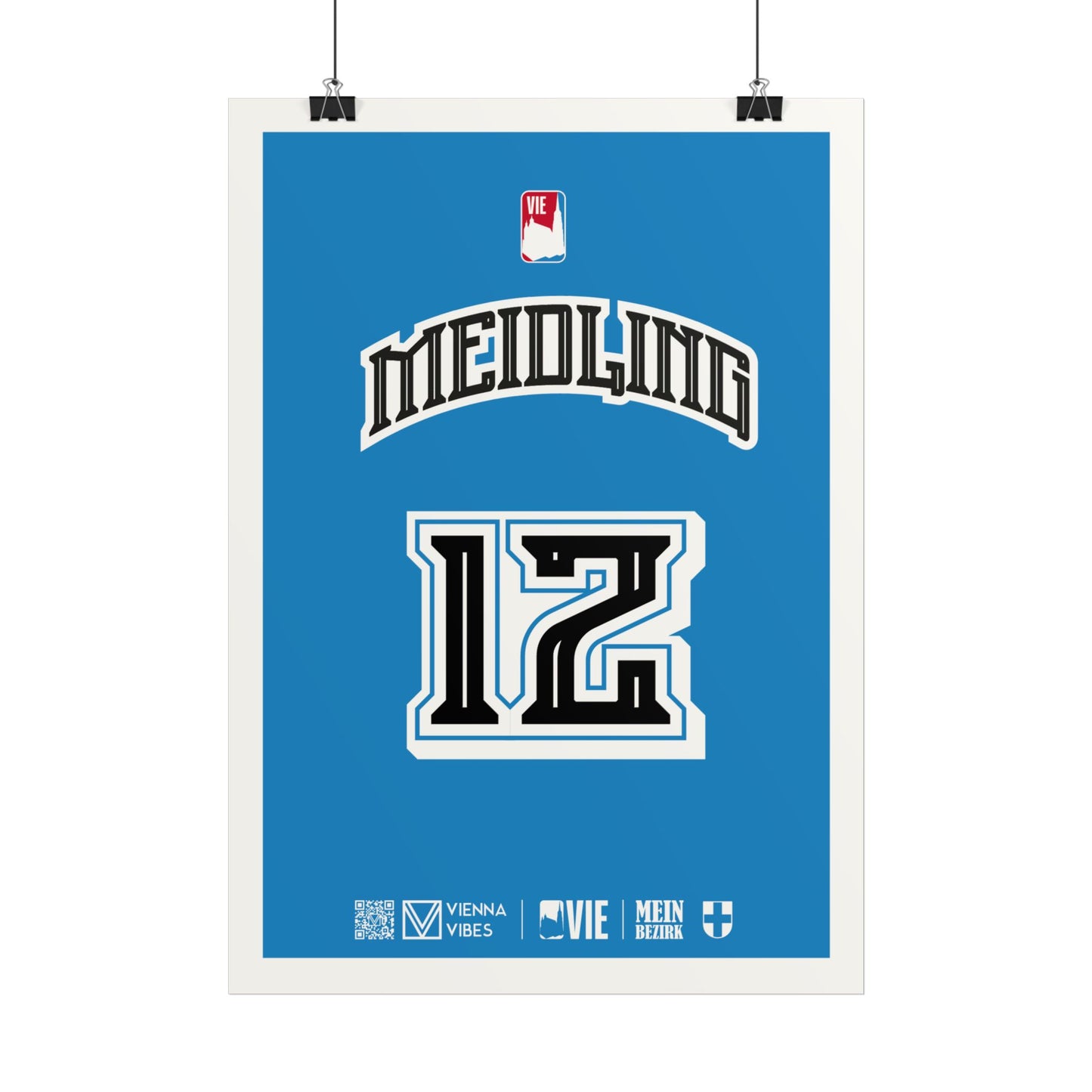 12 - Team Meidling - Trikot Art Print