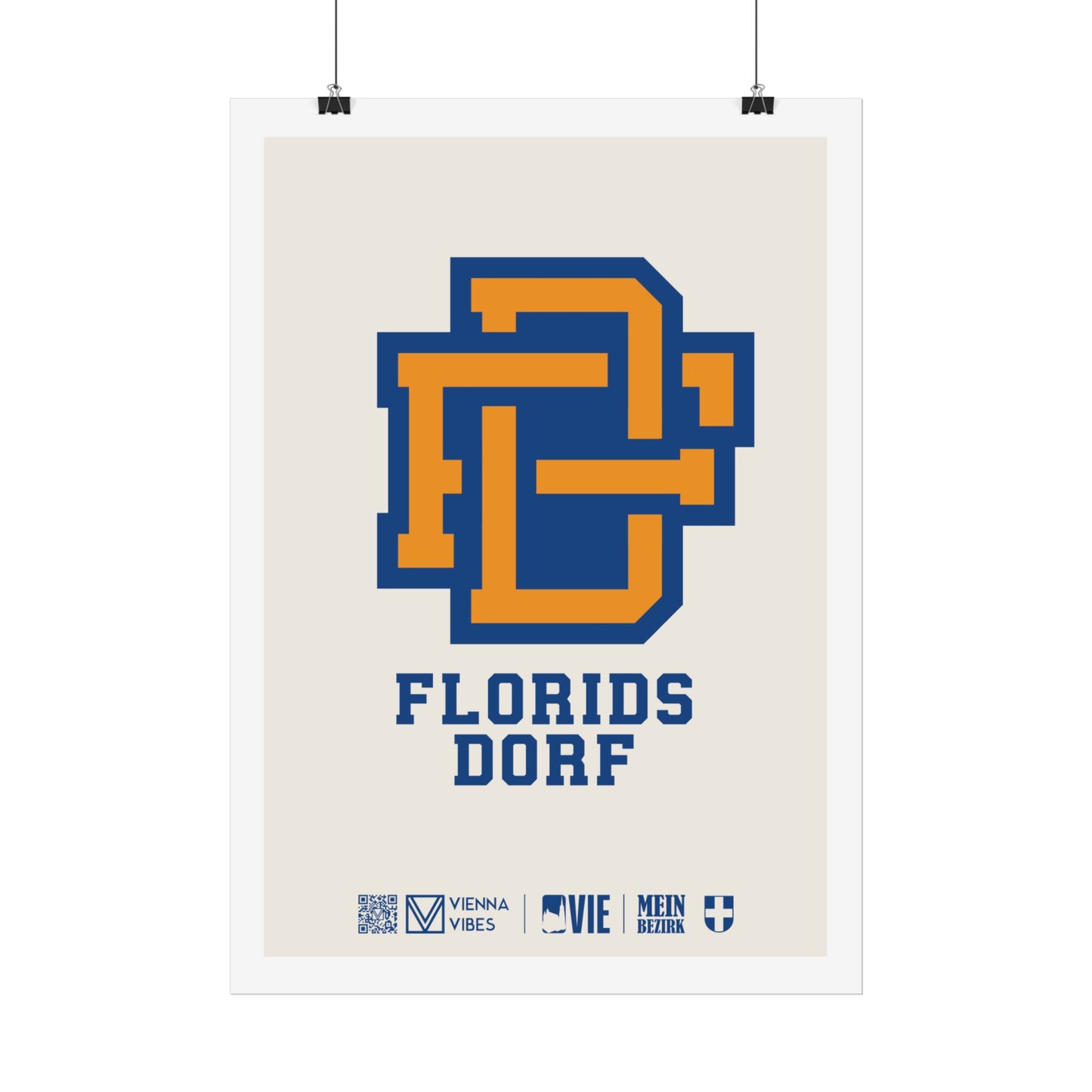 21 - Team Floridsdorf Monogramm Art Print