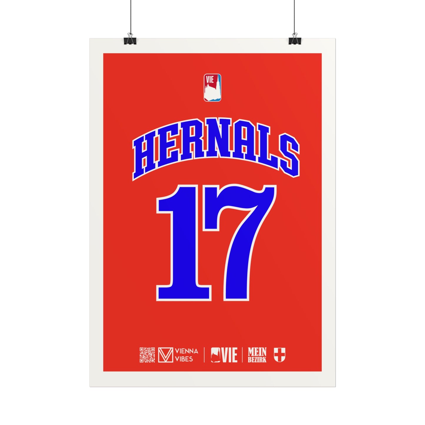 17 - Team Hernals - Trikot Art Print