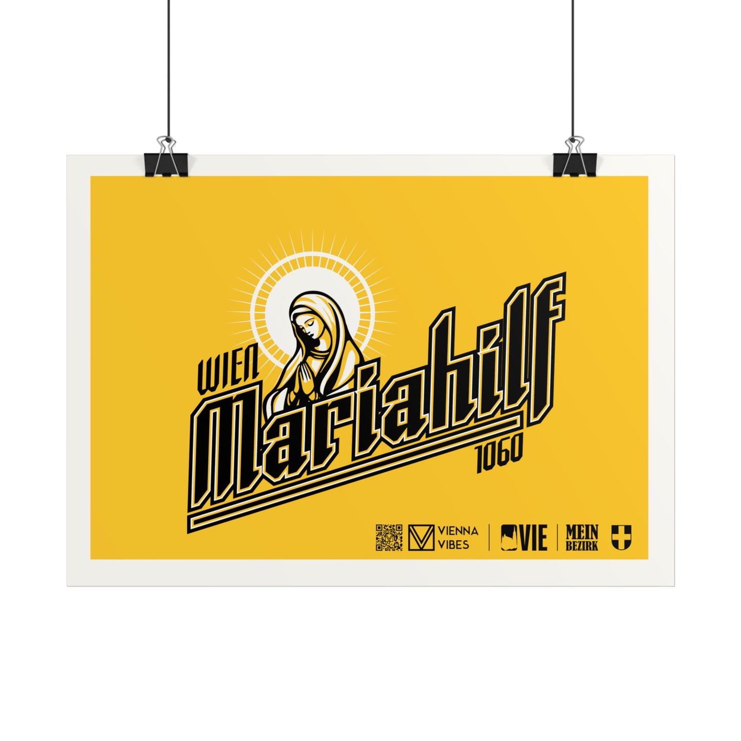 06 - Team Mariahilf Schriftzug Art Print