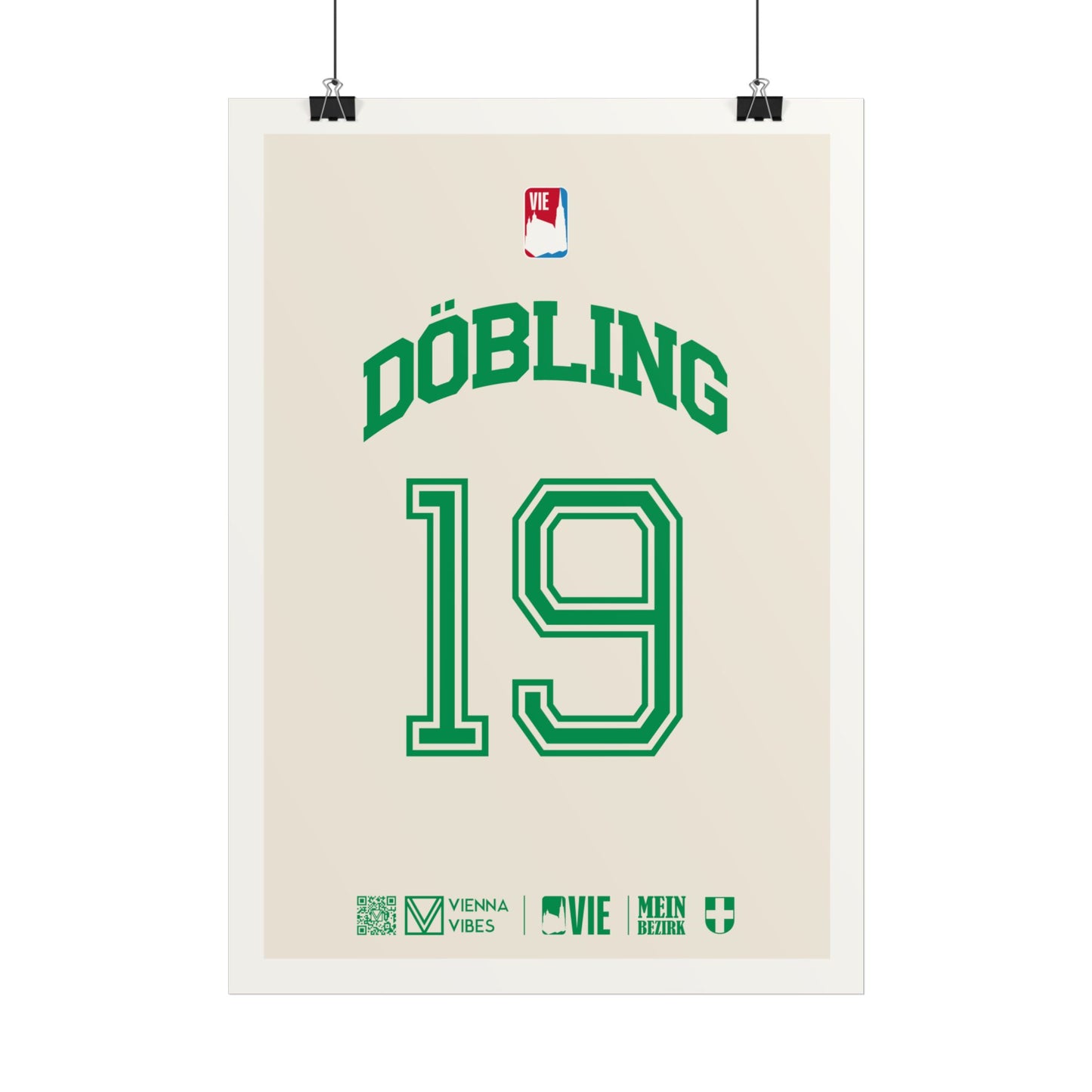 19 - Team Döbling - Trikot Art Print