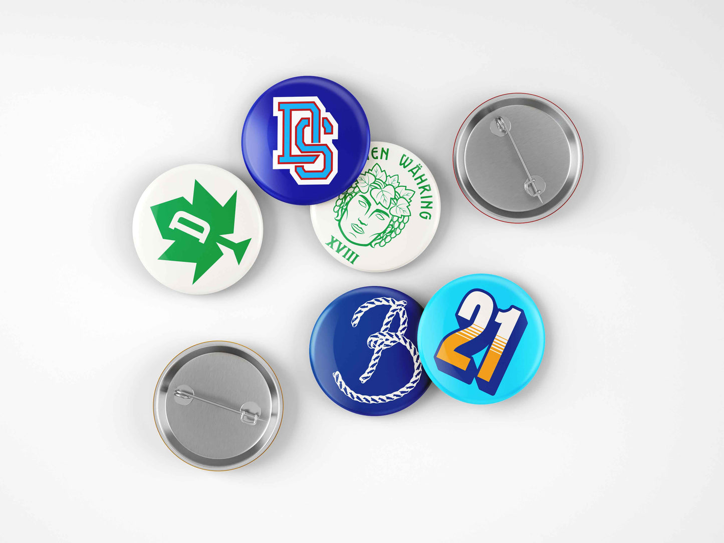 Bezirks-Button-Set Wien – 24 Designs