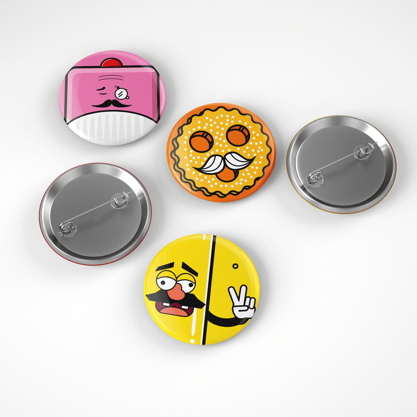 Button Pack - Wiener Character Kollektion: