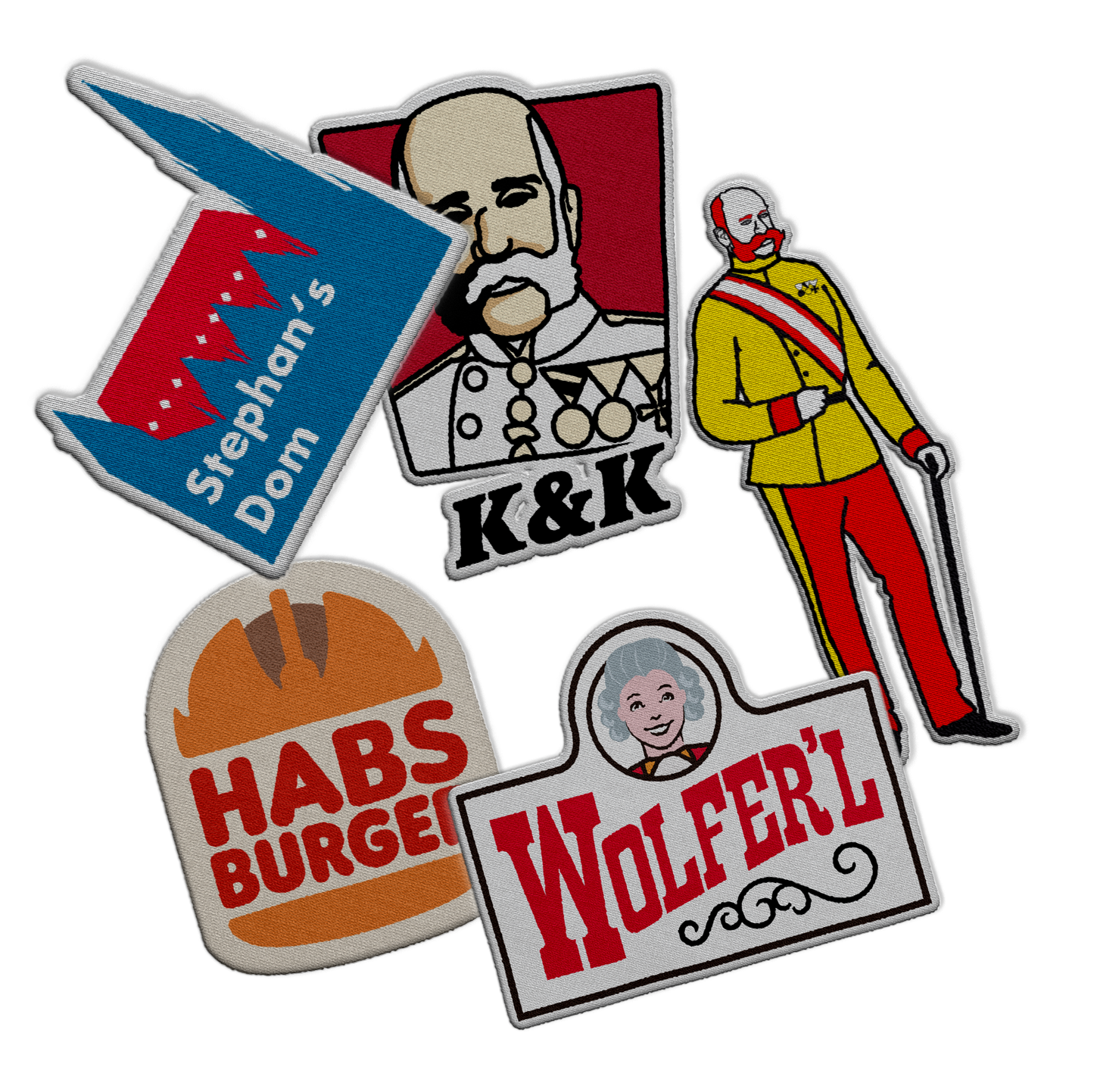 Badge Aufnäher Pack - Fast Food Culture